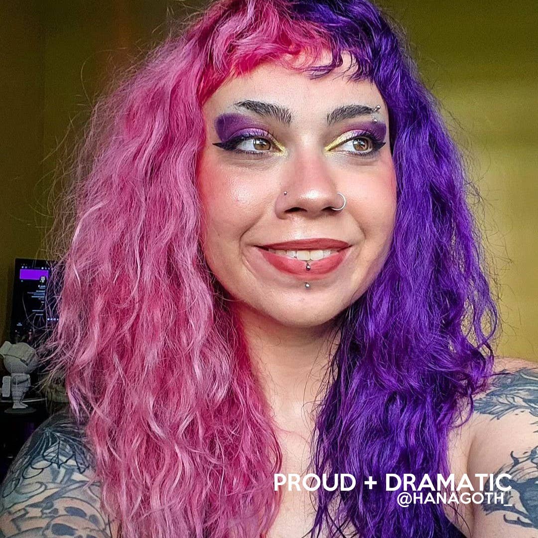 Dramatic Purple Hair Dye - Vegan, cruelty-free