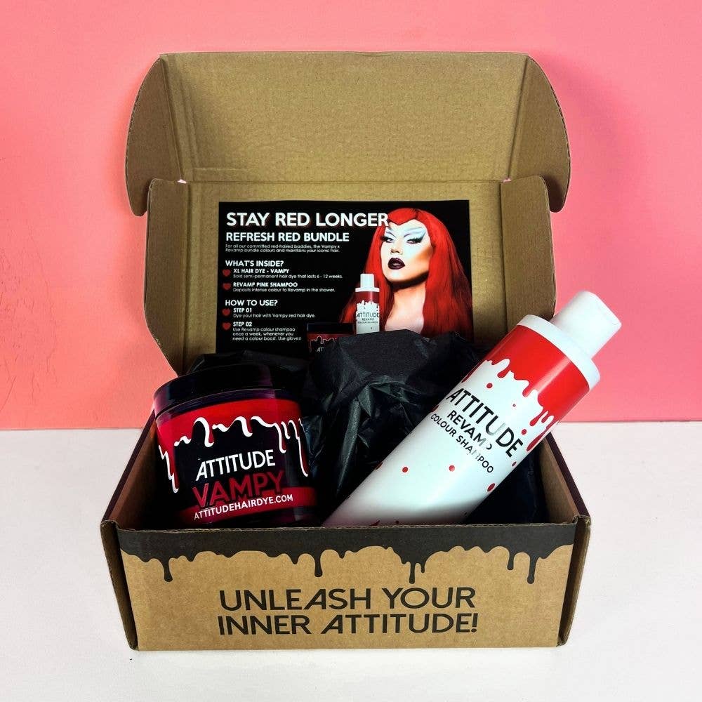 Red "Refresh" Hair Dye Bundle  - Vegan, cruelty-free