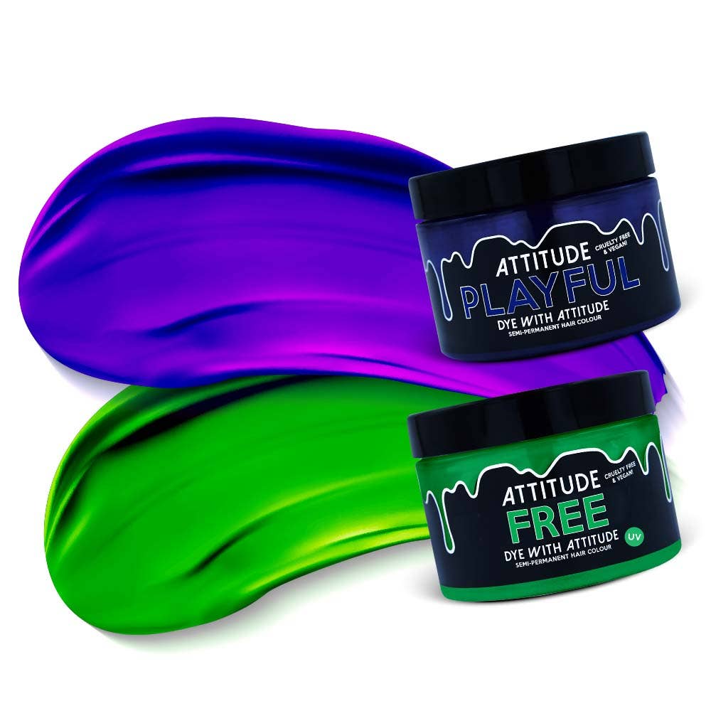 Joker Halloween Duo Hair Dye - Vegan, cruelty-free