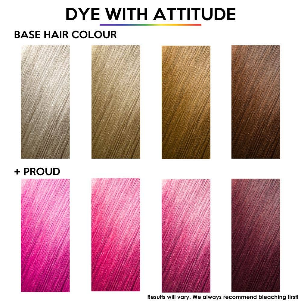 Proud UV Pink Hair Dye - Vegan, cruelty-free