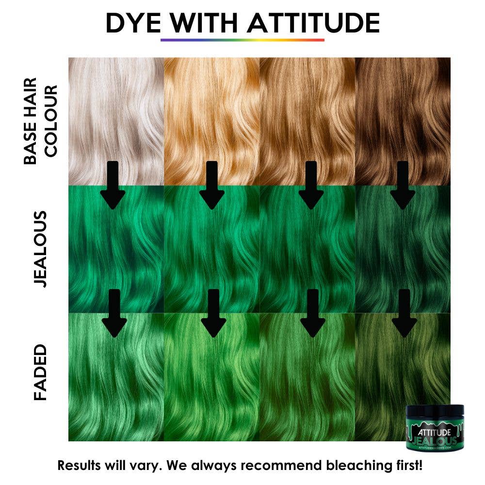 Jealous Green Hair Dye - Vegan, cruelty-free