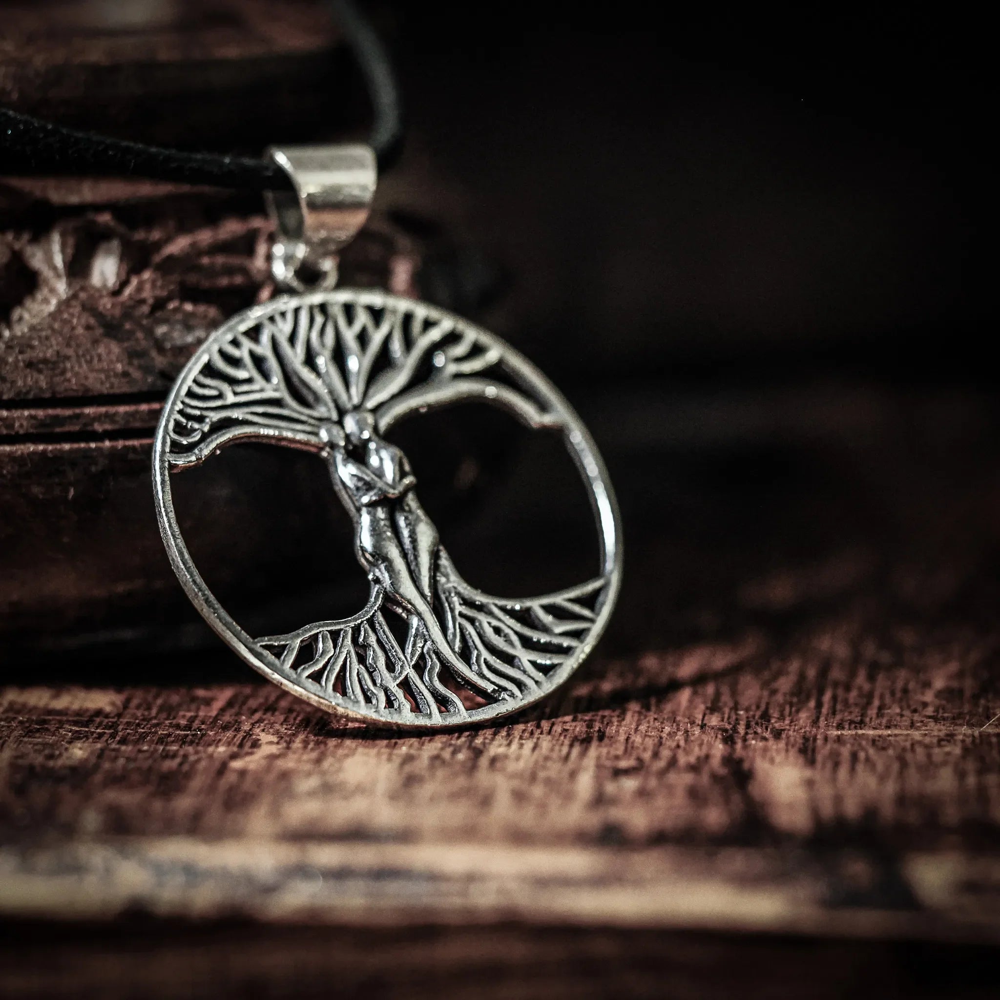 Amulett, Ask och Embla ur livets träd, stor.