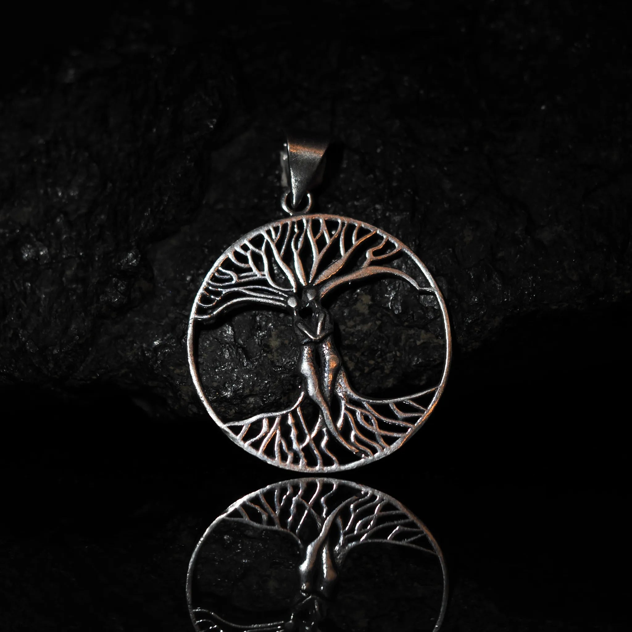 Amulett, Ask och Embla ur livets träd, stor.
