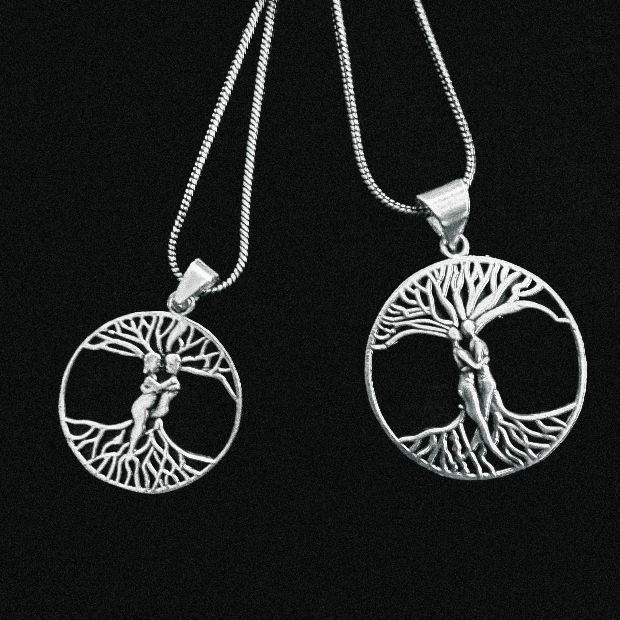 Amulett, Ask och Embla ur livets träd, stor.