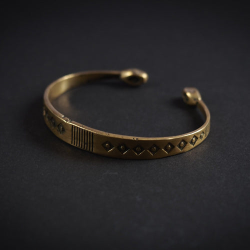 Decorated Flat Cuff Bracelet