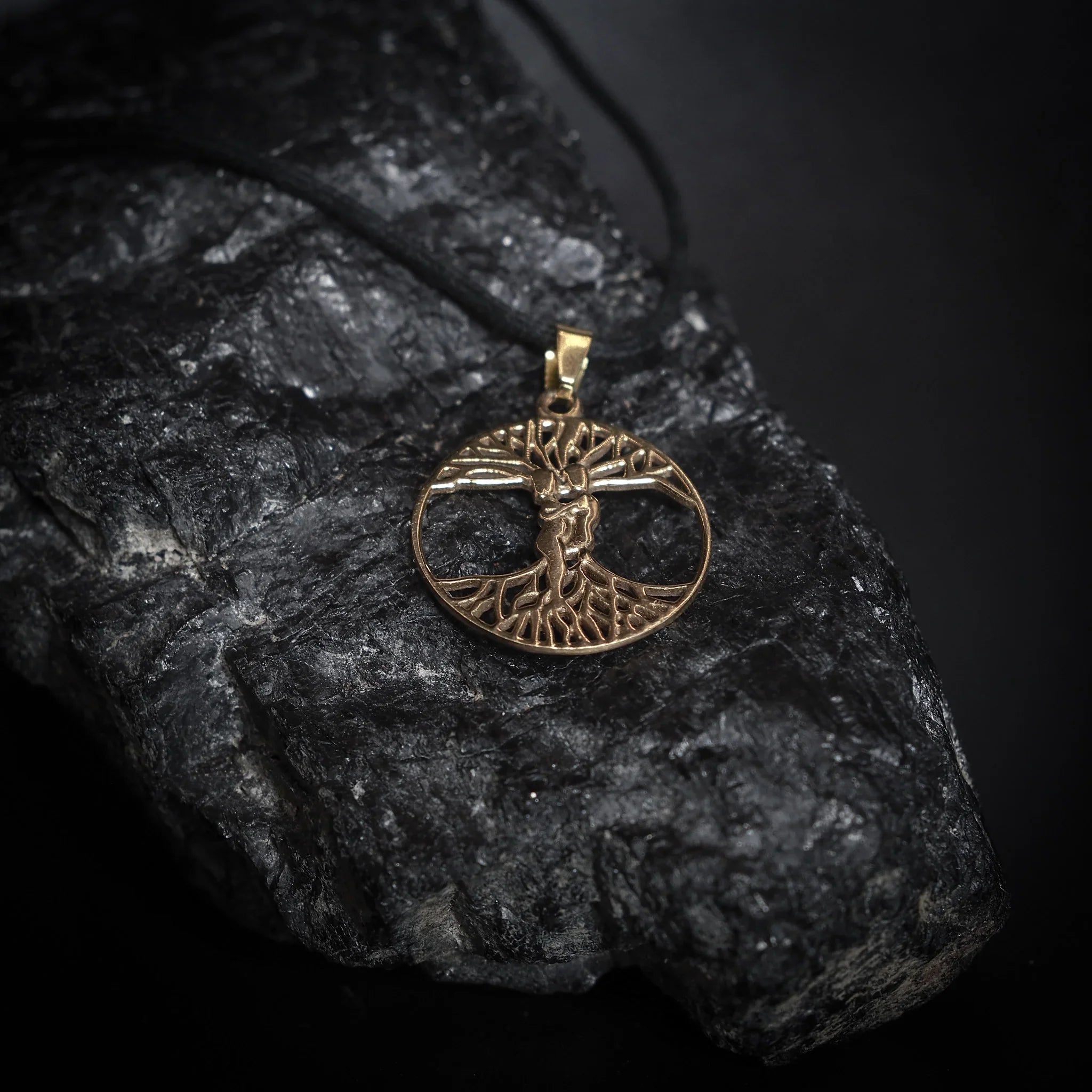 Amulett, Ask och Embla ur livets träd, stor.