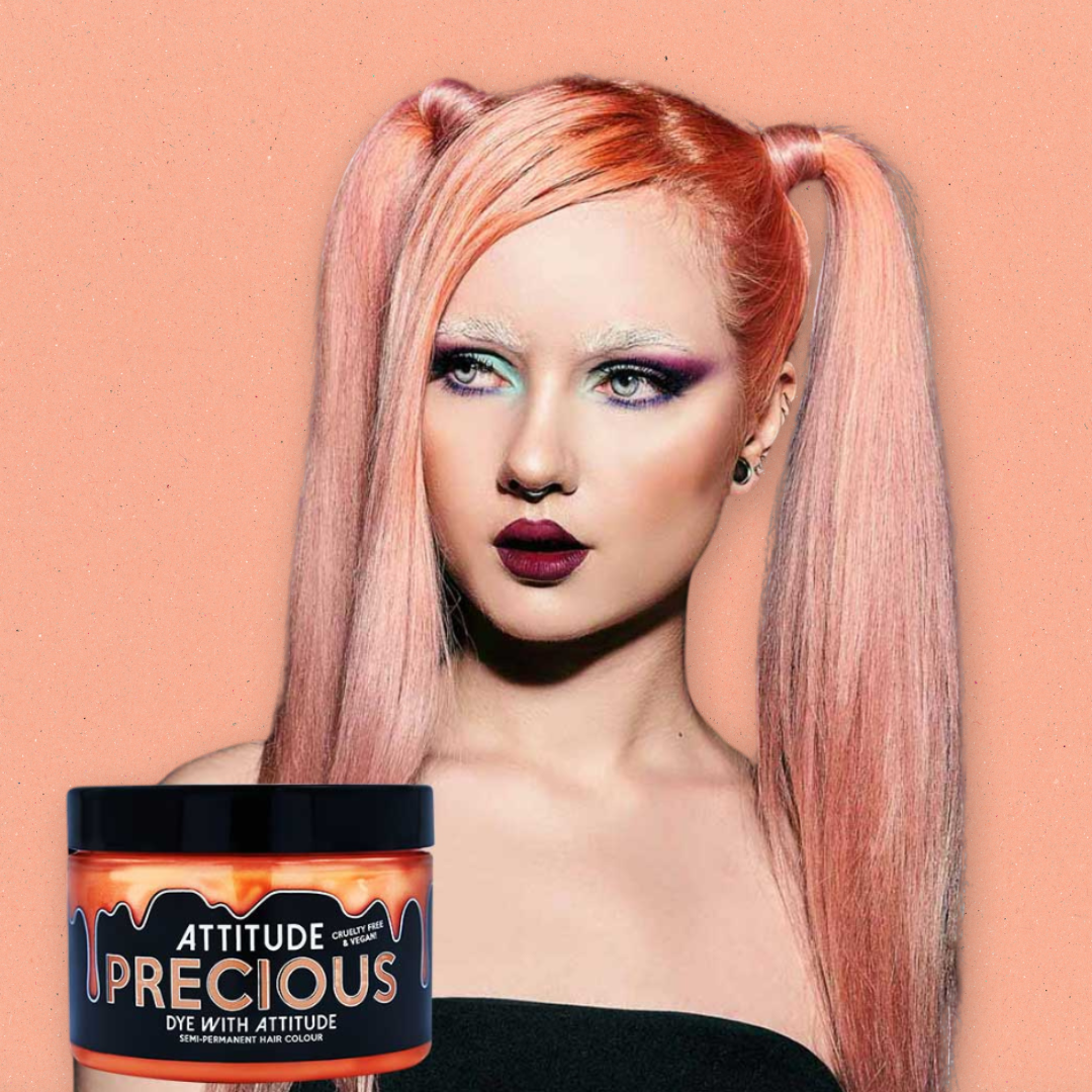 Precious Pastel Peach Hair Dye - Vegan, cruelty-free