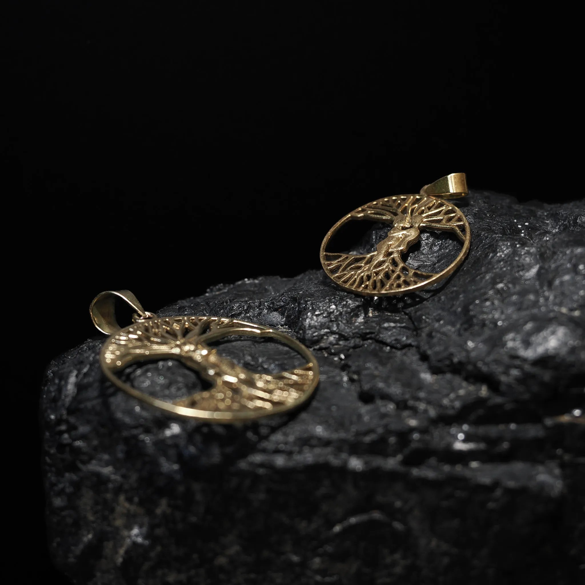 Amulett, Ask och Embla ur livets träd, stor.