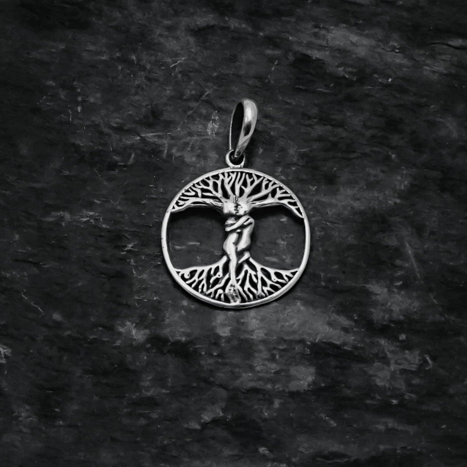 Amulett, Ask och Embla ur livets träd, stor.