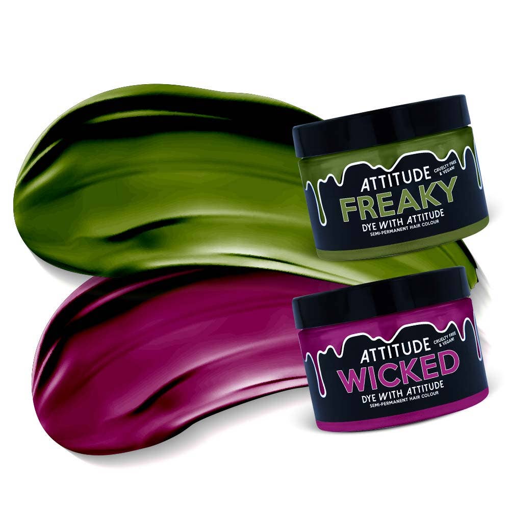 Wicked Witch Halloween Duo Hair Dye - Vegan, cruelty-free