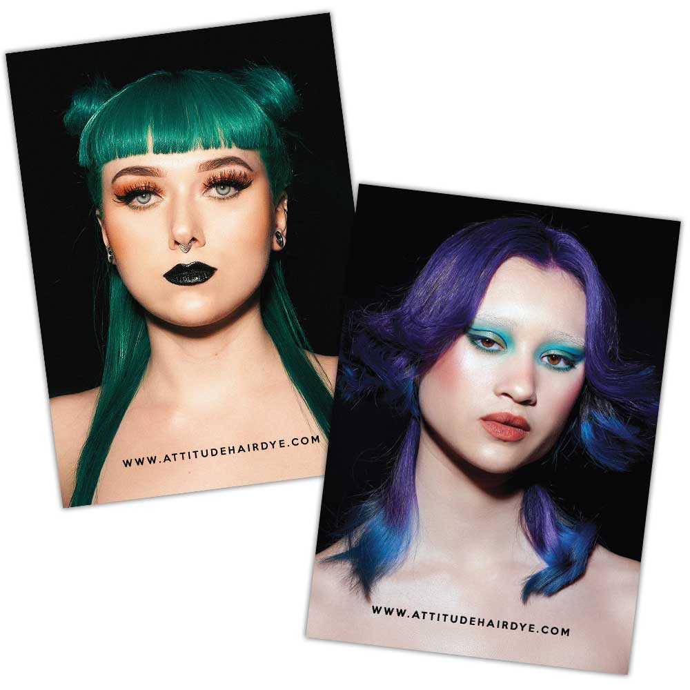 3-pcs/set double sided A5 display cards