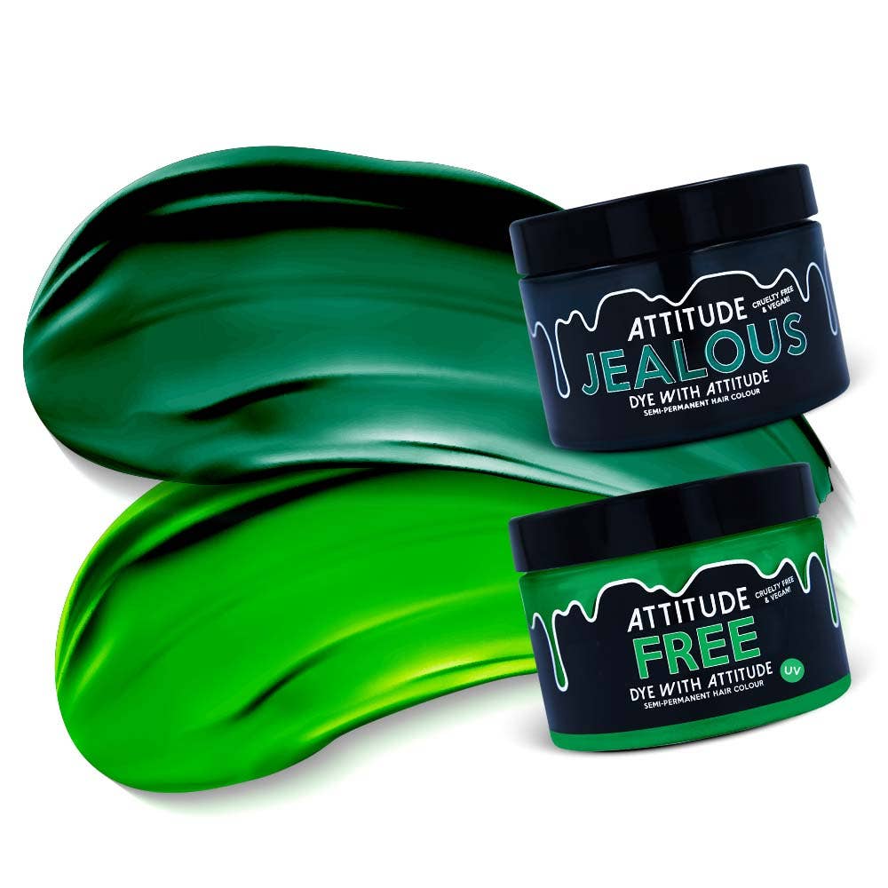 Green With Envy Duo Hair Dye - Vegan, Semi-Permanent Hair Dye