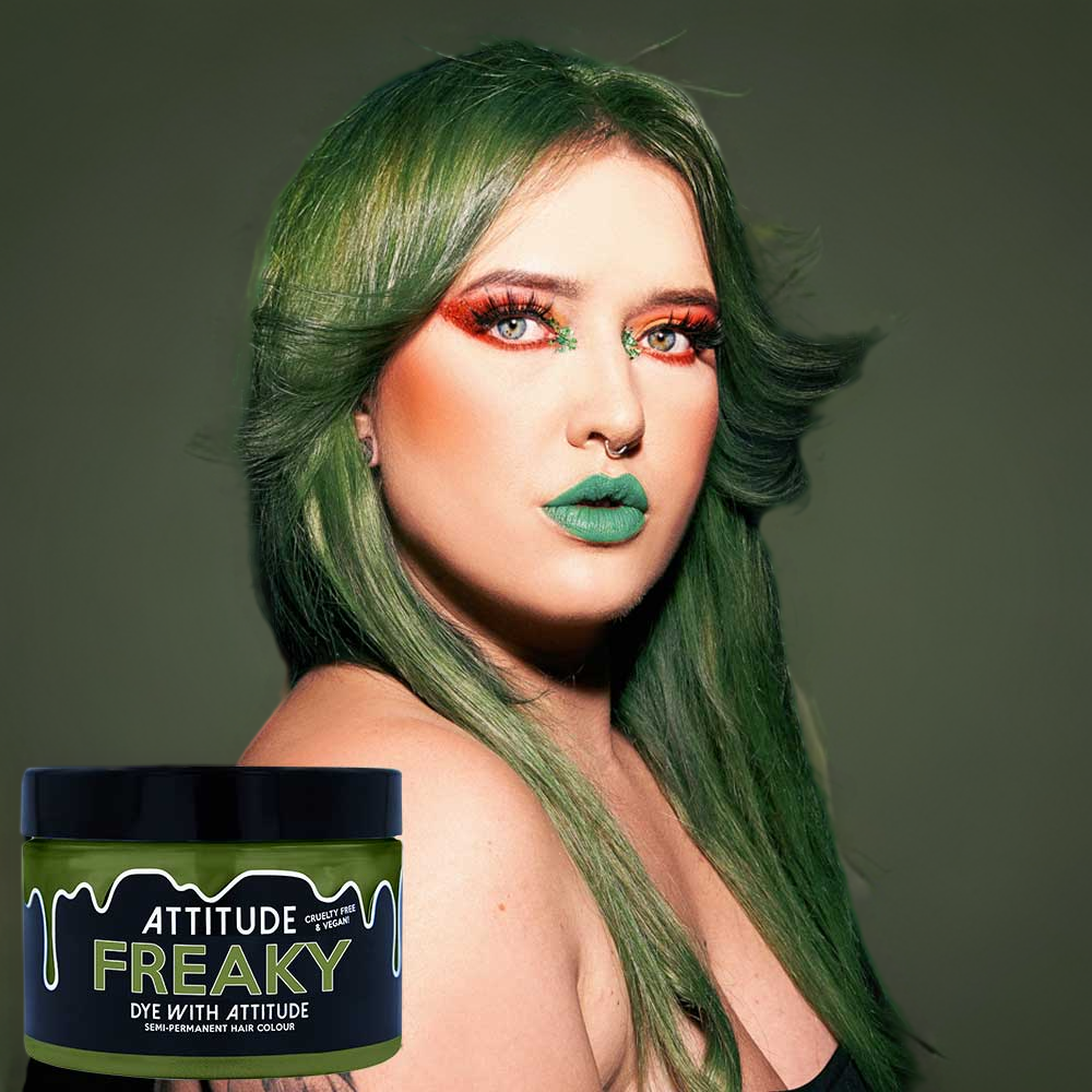 Freaky Olive Green Hair Dye - Vegan, cruelty-free